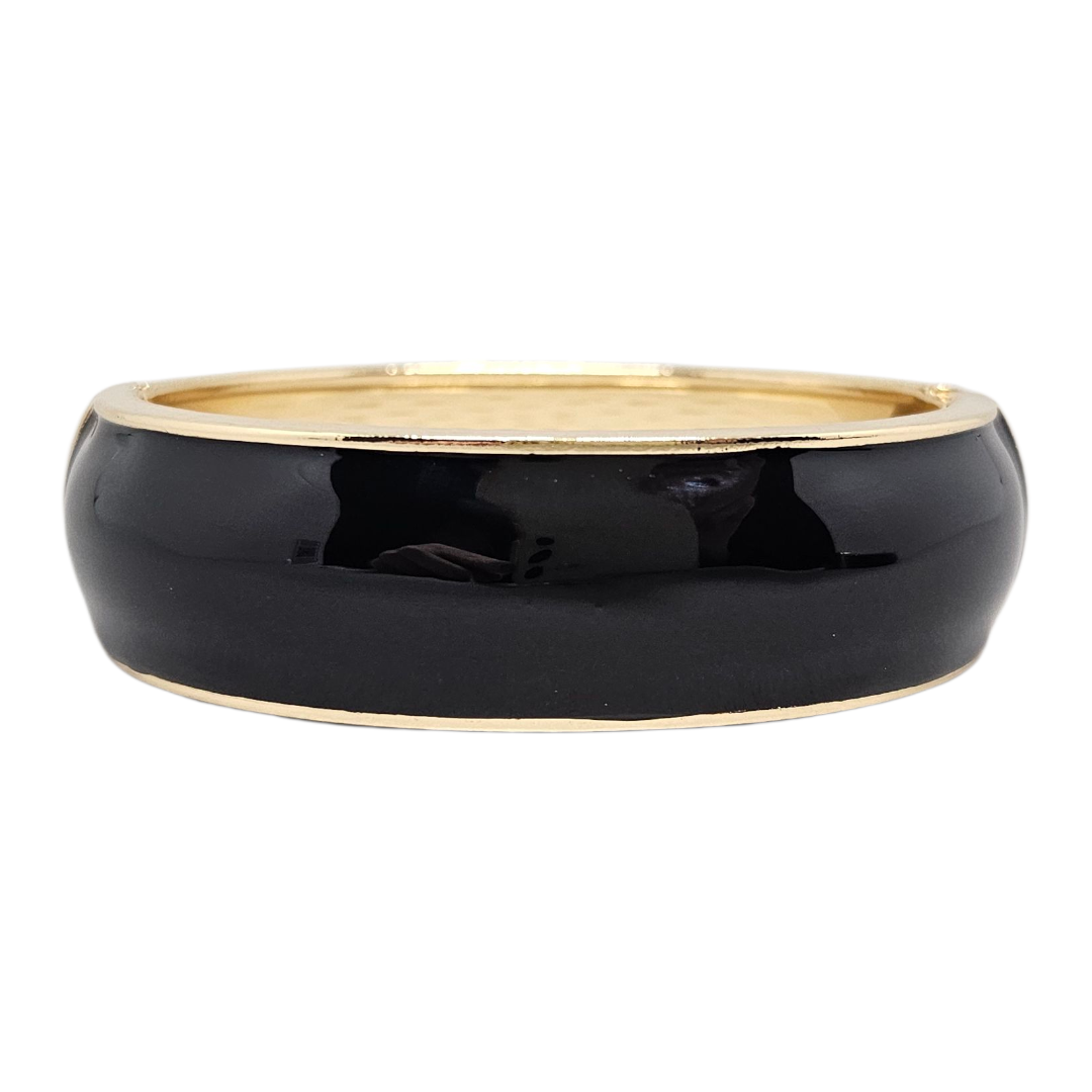 Bracelete Esmaltado Preto