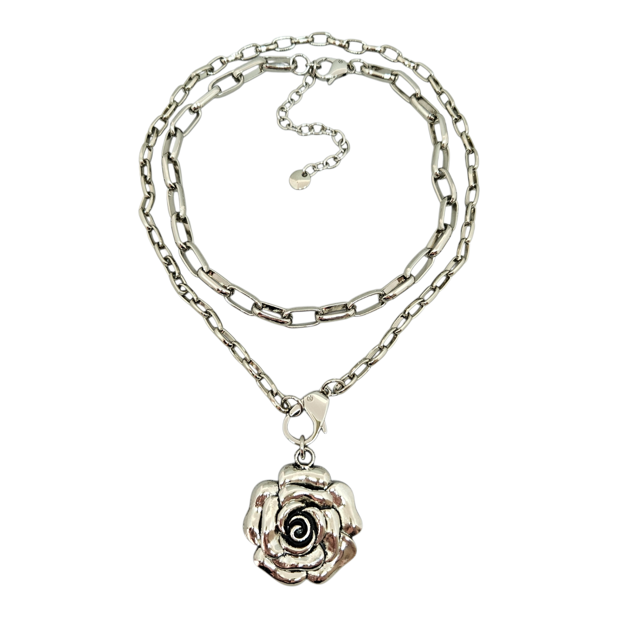 Mix Rosa Prata (2 colares)
