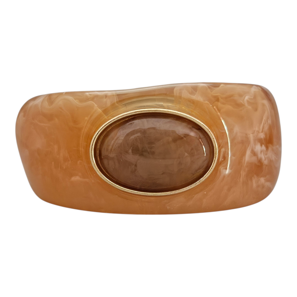 Bracelete Resina Castanho