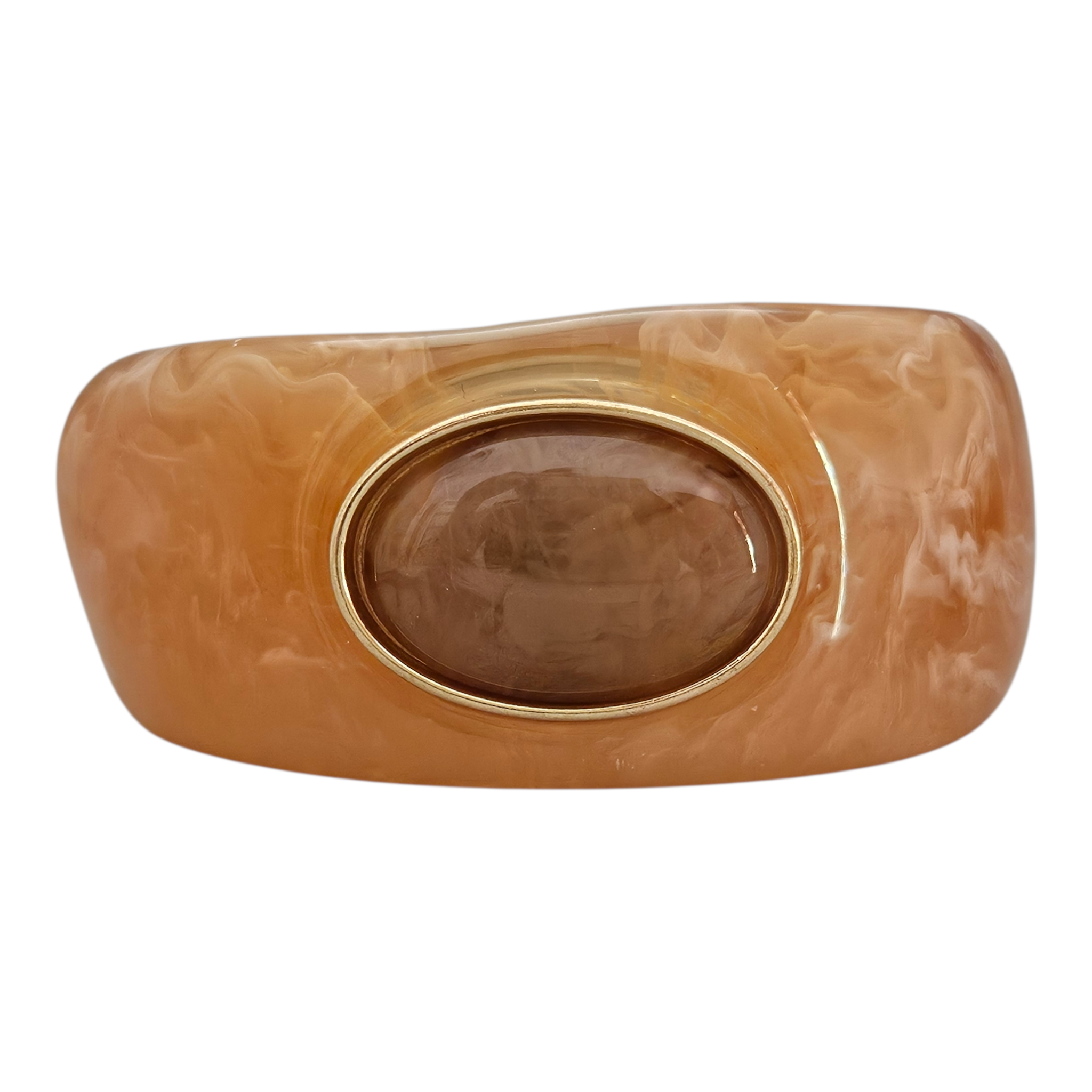 Bracelete Resina Castanho