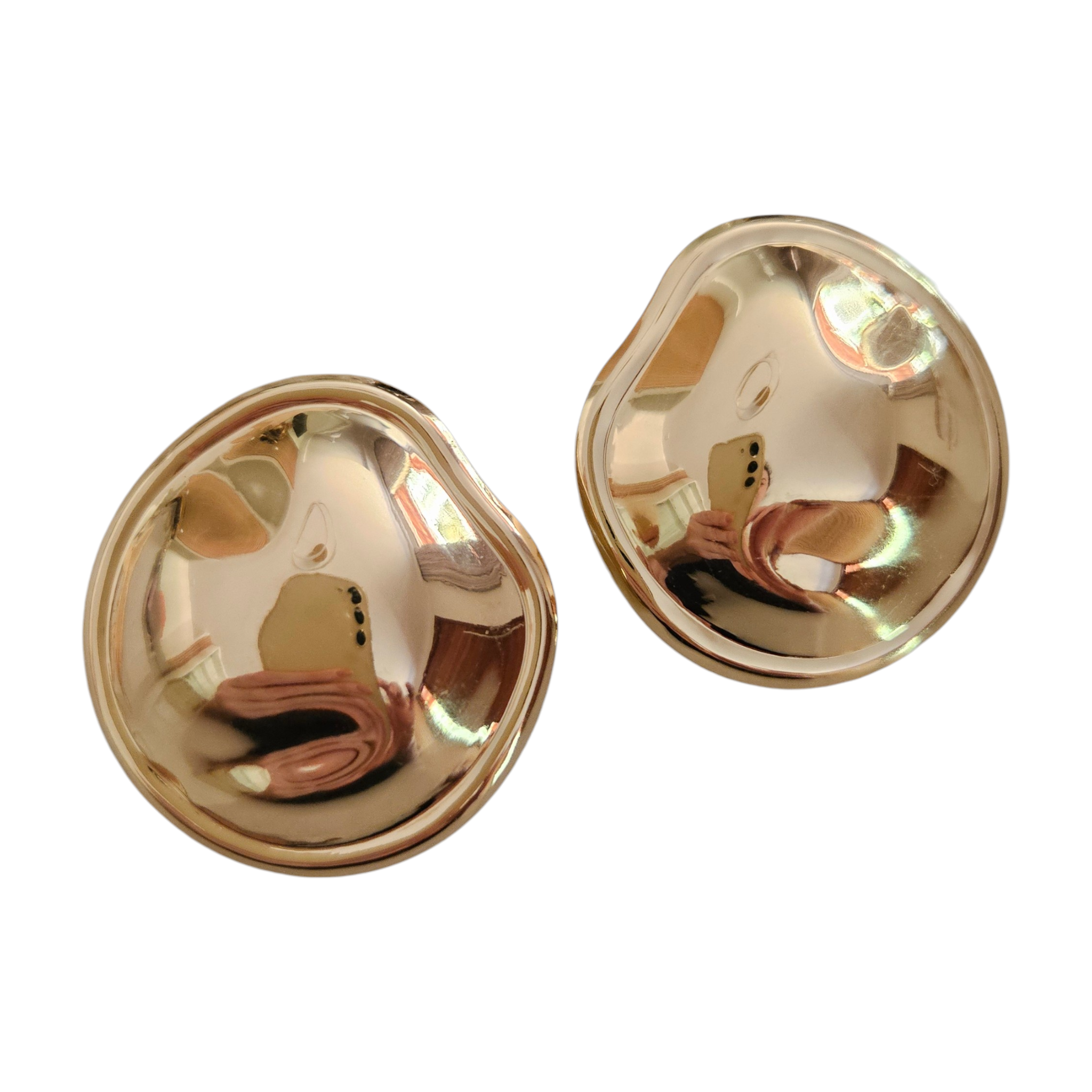 Brinco Orgânico Dourado