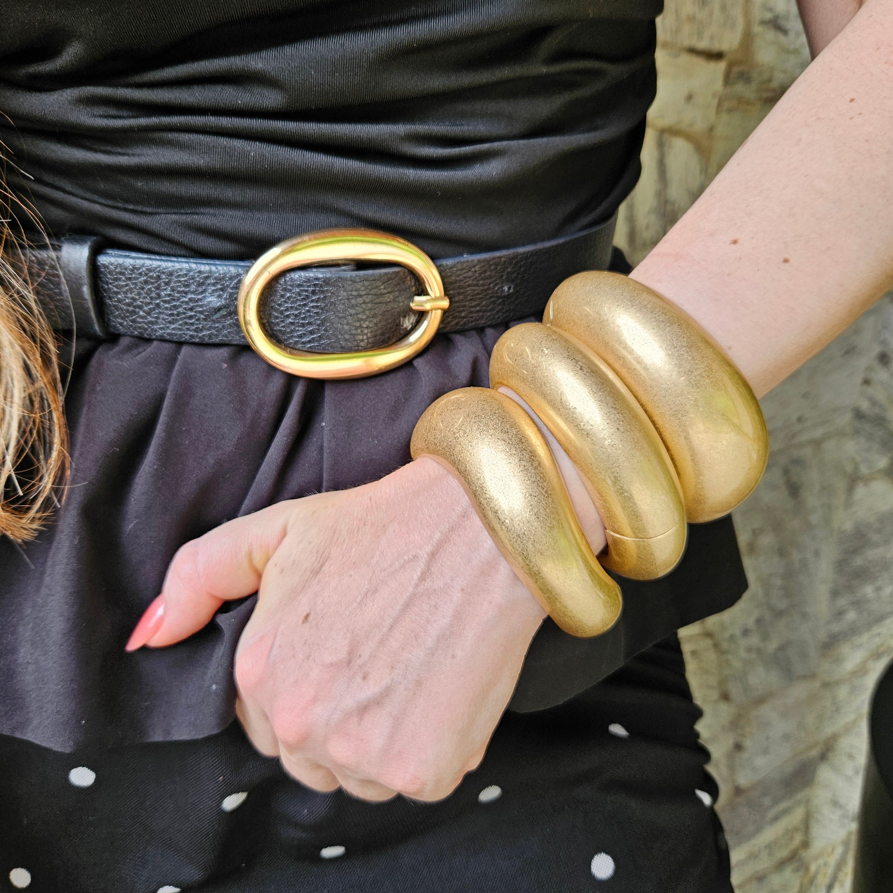 Bracelete Fosco Abaulado