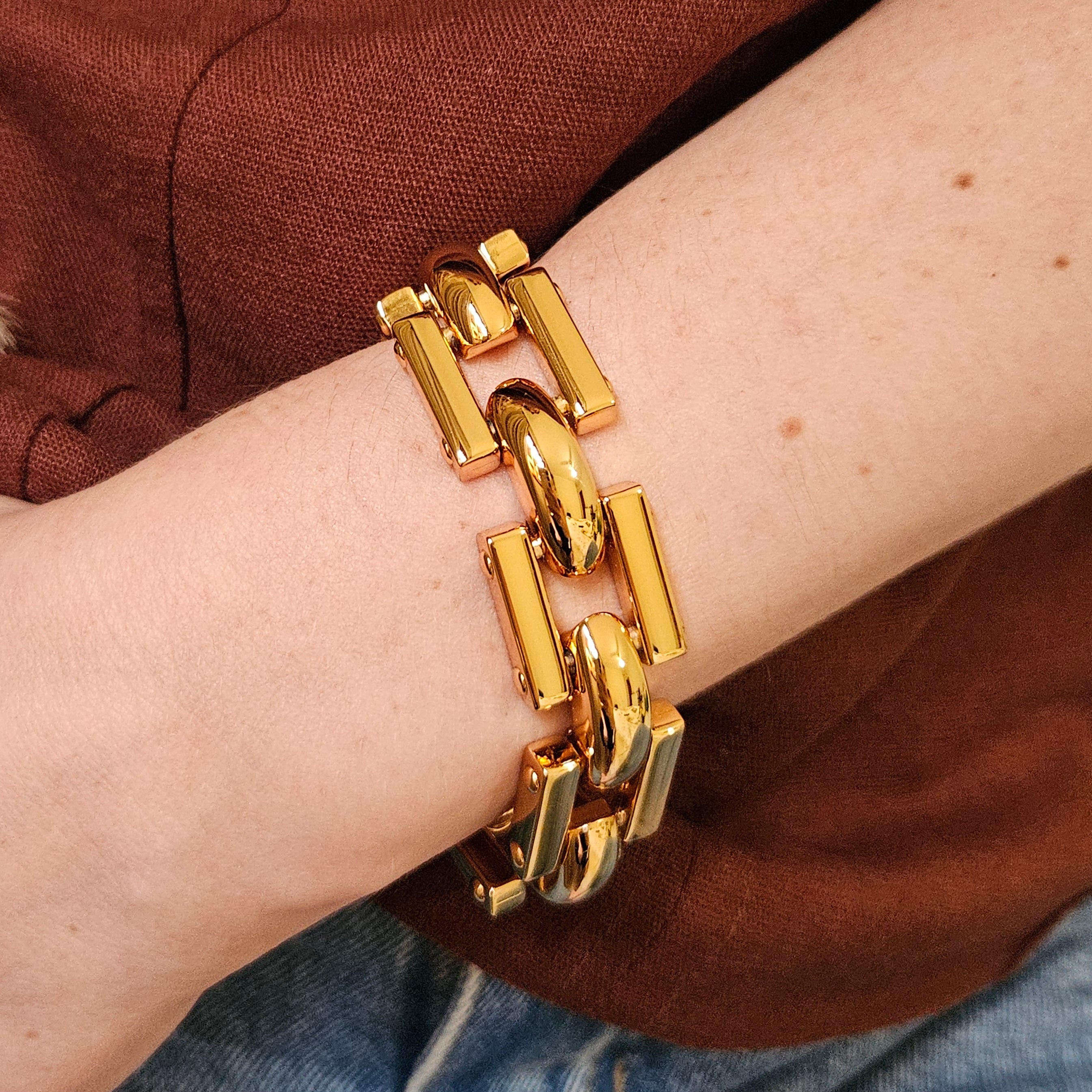 Pulseira Elos Quadrados