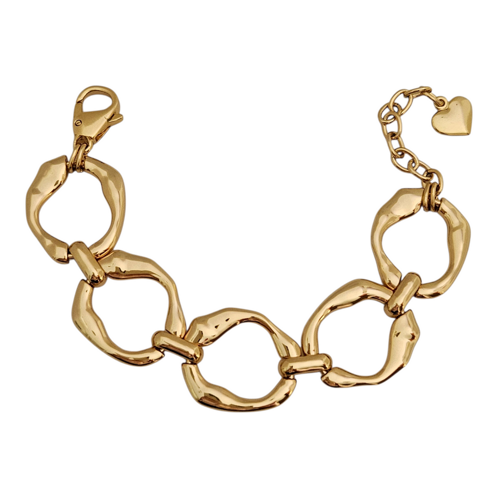 Pulseira Elos Orgânicos M - Dourada