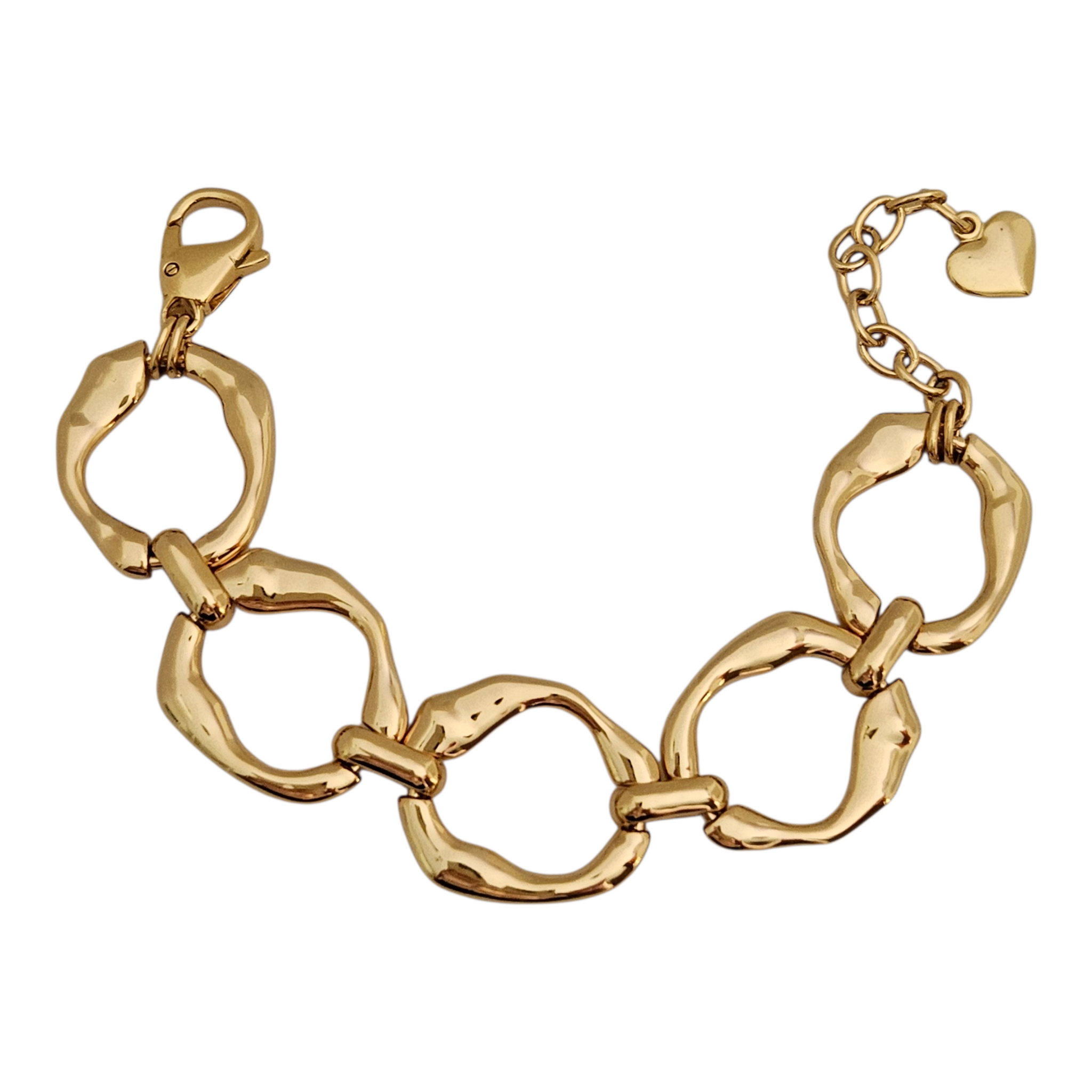 Pulseira Elos Orgânicos M - Dourada