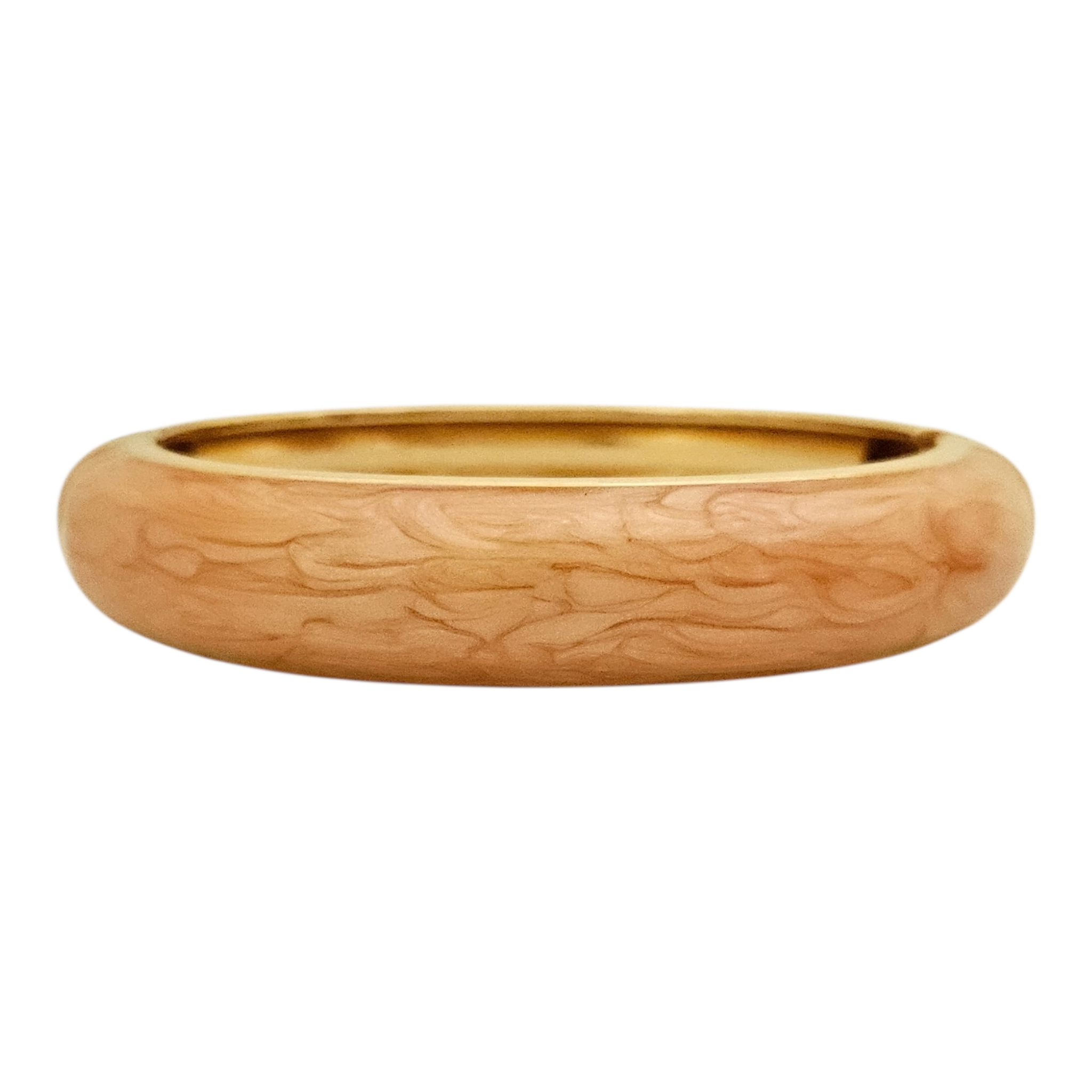 Bracelete Duas Cores - Laranja e Bege