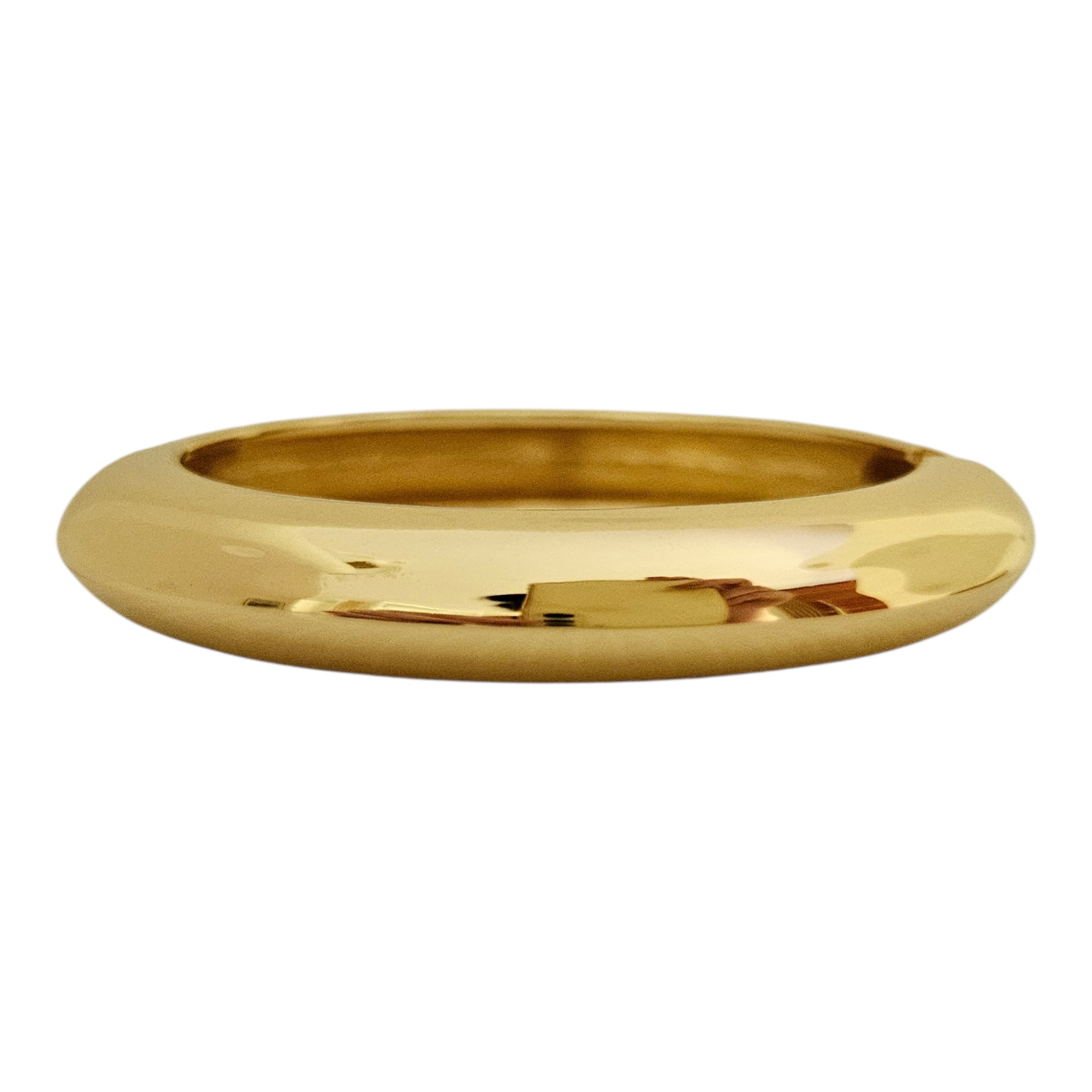 Bracelete Dourado Abaulado