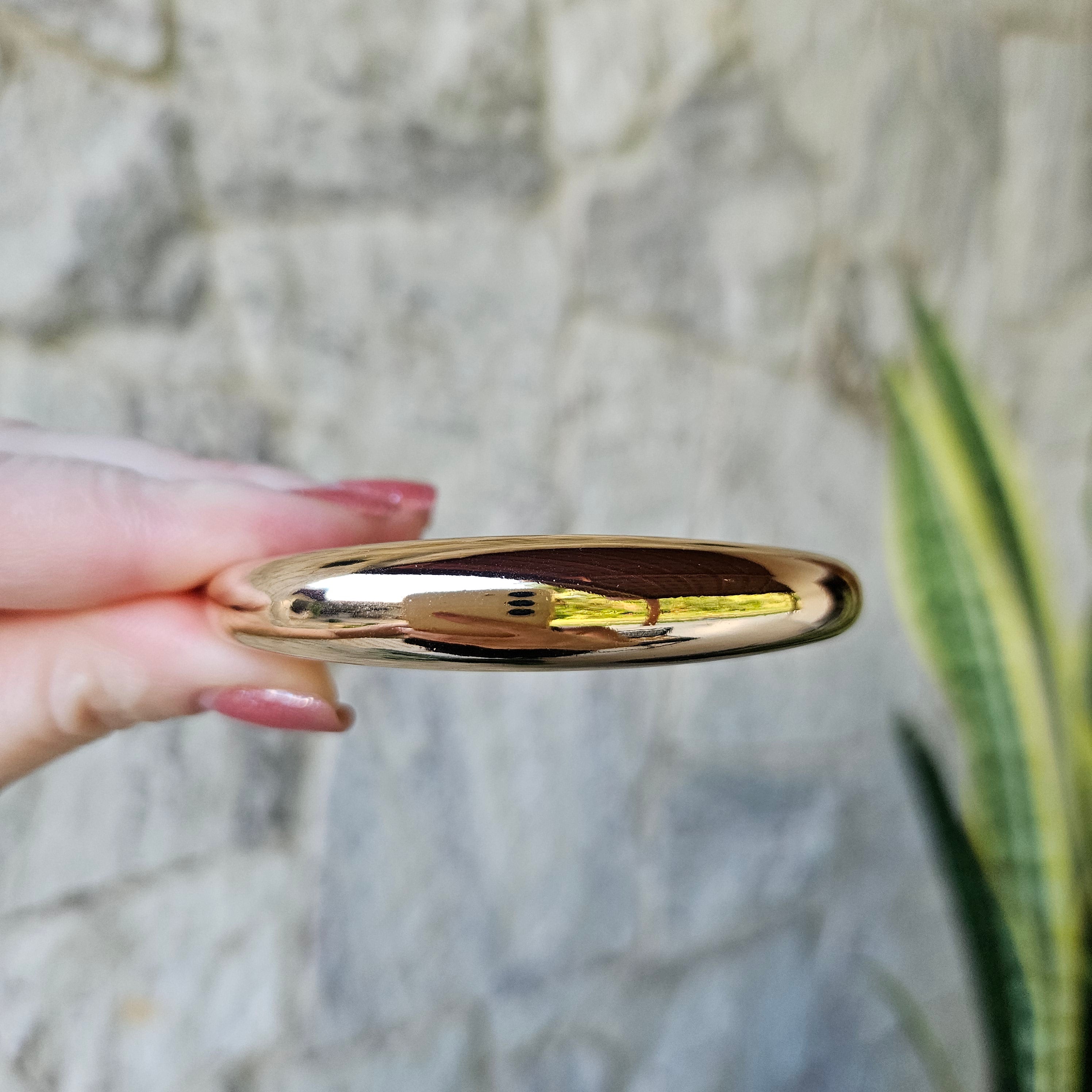 Bracelete Dourado Orgânico