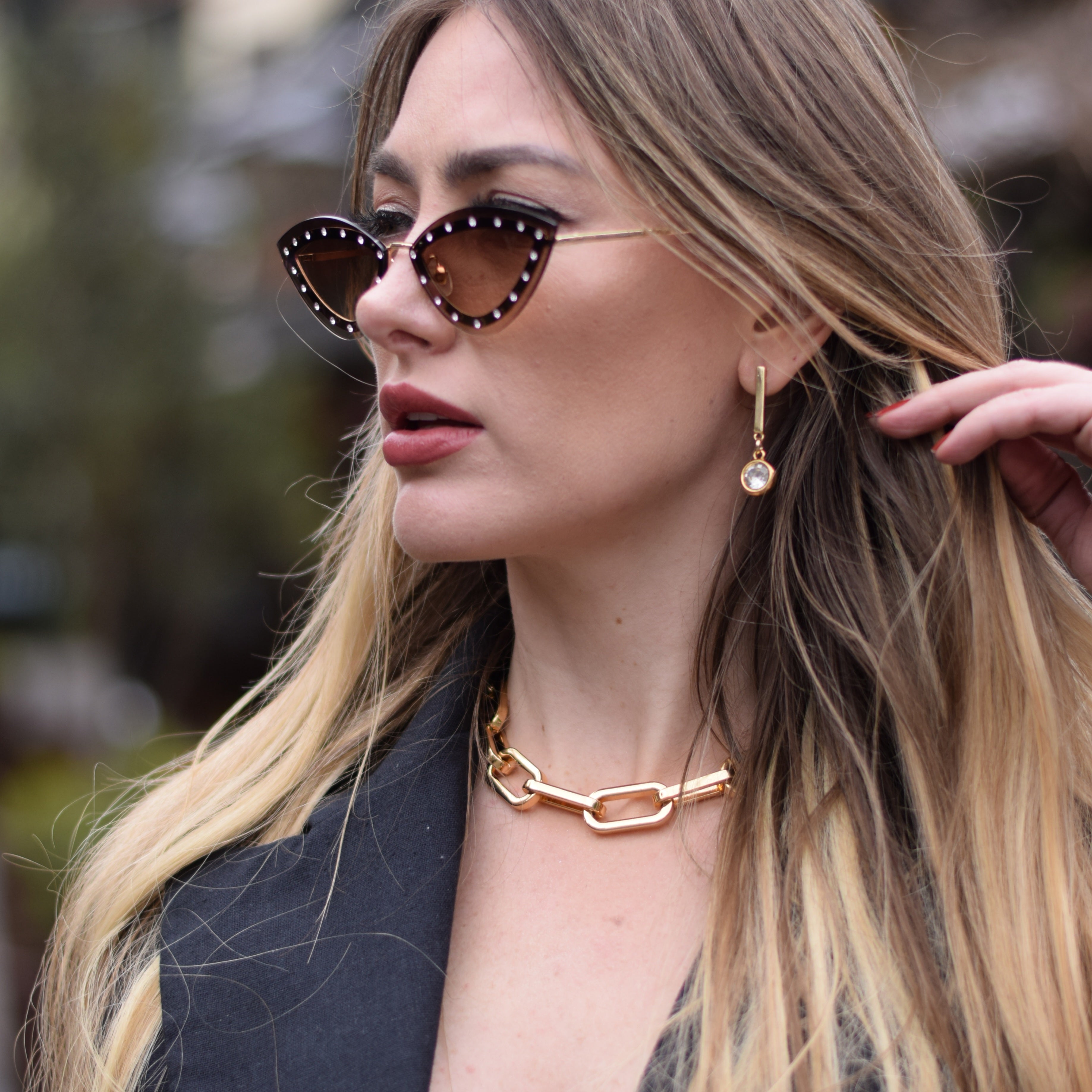 Colar Elos Cartier - Dourado
