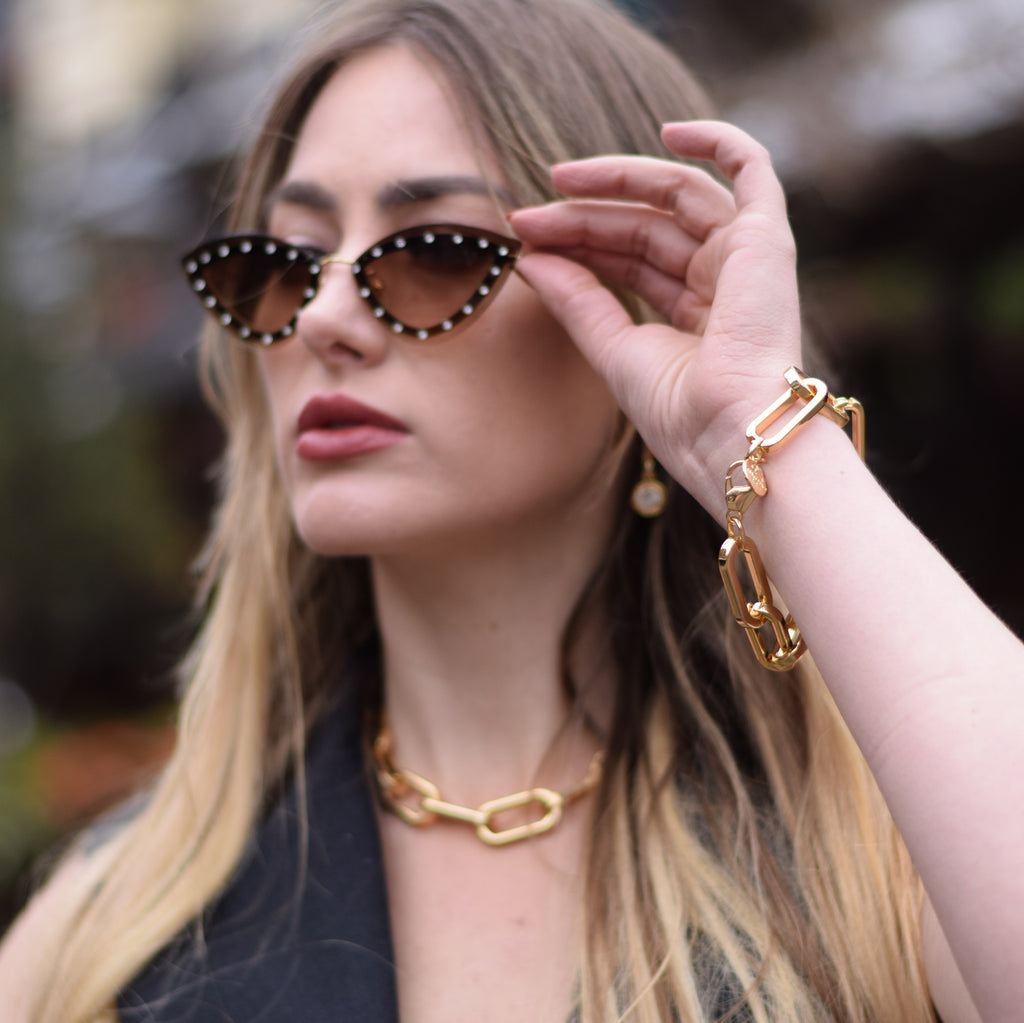 Colar Elos Cartier - Dourado