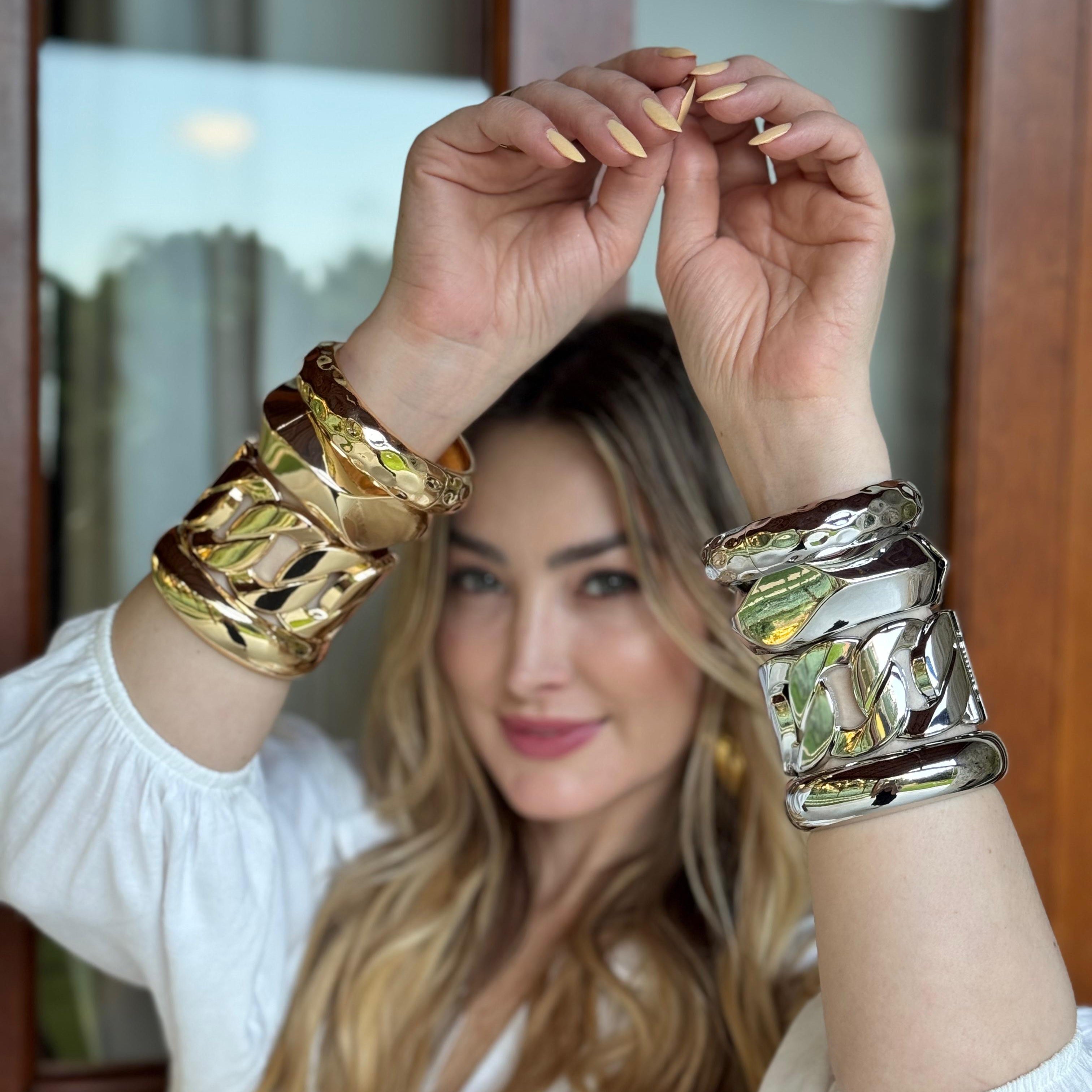Bracelete Corrente Prata G